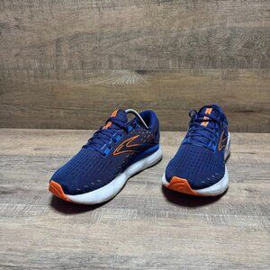 Brooks Glycerin GTS 20 Blue/Orange Athletic Shoes Men's Size 10
